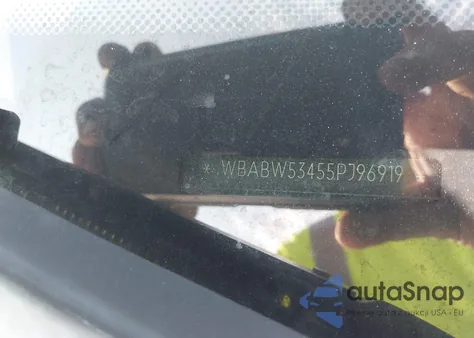 2005 BMW 330Ci из США, поврежденный, VIN WBABW53455PJ96919